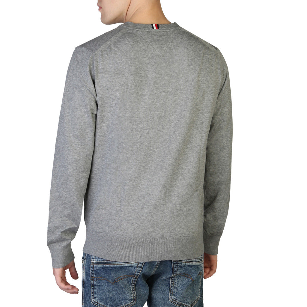 TOMMY HILFIGER: Pull homme - Gris  Pull Tommy Hilfiger MW0MW21316